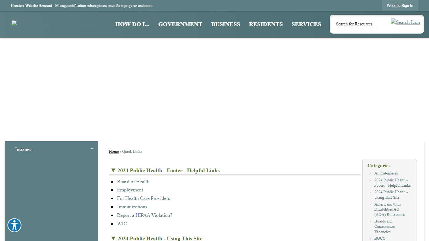 Quick Links • Jefferson County, WA • CivicEngage